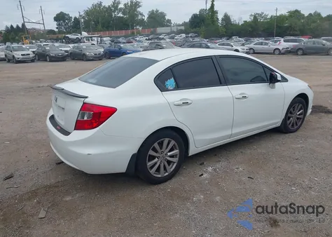 2012 Honda Civic Ex-L из США, поврежденный, VIN 2HGFB2F93CH505019